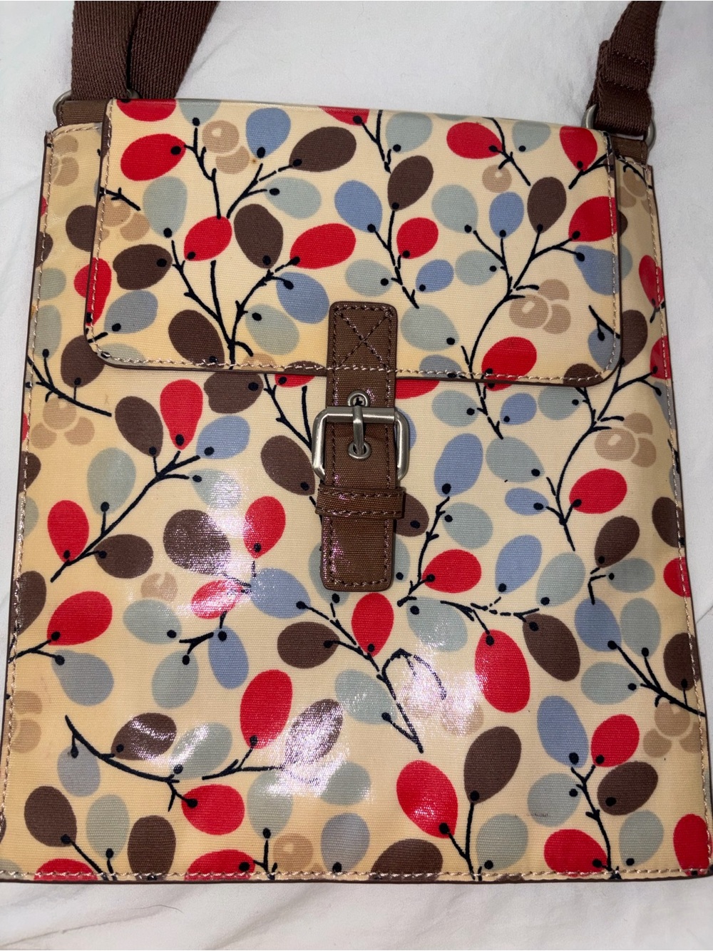 BODEN Crossbody Bag fliral new buckle - Picture 2 of 3